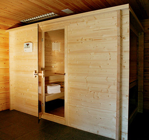 phòng xông hơi khô bằng gỗ