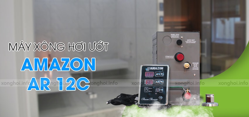 máy xông hơi ướt Amazon 12kW - AR 12CMáy xông hơi ướt Amazon 12kW - 12C