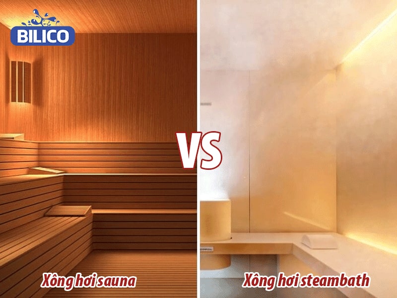 So sánh 2 phương pháp xông hơi Steambath và xông hơi Sauna