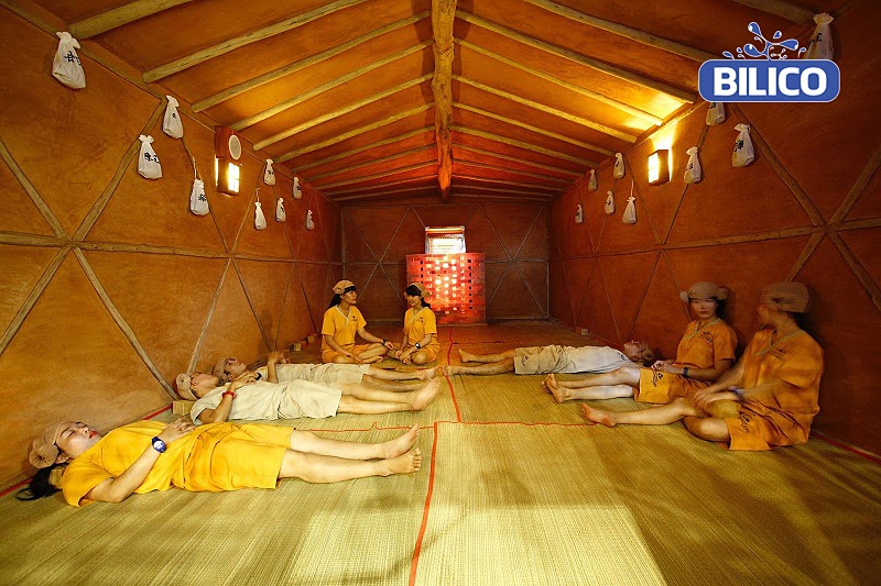 Xông hơi Hàn Quốc tại Golden Lotus Healing Spa World