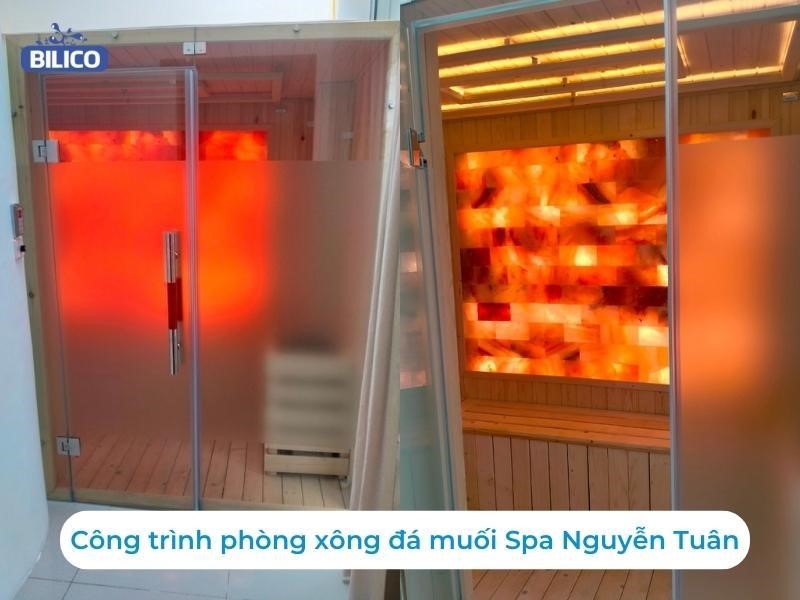 Công trình máy xông hơi spa Nguyễn Tuân